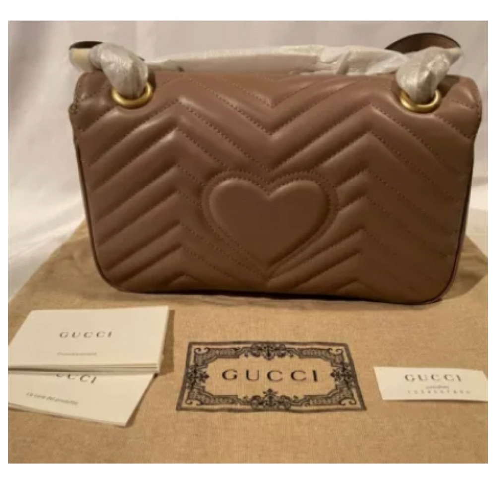BNWT Authentic Gucci Marmont Small Shoulder Bag - Picture 11 of 11